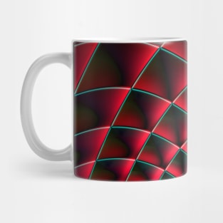 red and black roof support Mug